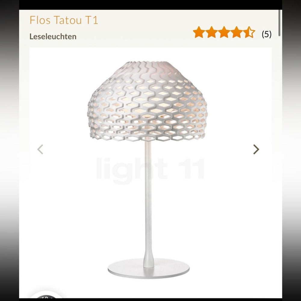 Modern White Table Lamp